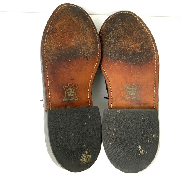 Dexter Brown Pebbled Leather Longwing Wingtip Brogues Oxford Shoes Size 9C - Picture 14 of 16